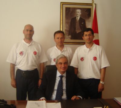 Antrenörlerimiz Büyükelçiyle...